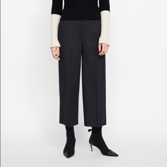 Zara black techical fabric heeled ankle boots main image 3